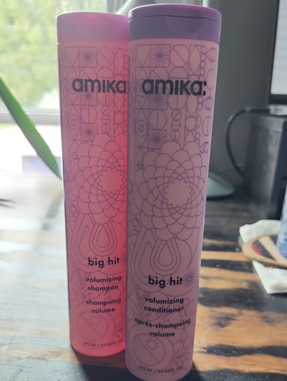 NEW Amika Big Hit Volumizing Shampoo And Conditioner Set Of 9.2 Oz Bottles